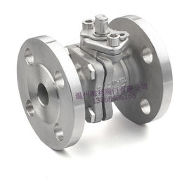 Valvola a sfera dell'acciaio inossidabile 2PC, estremità della flangia, cuscinetto di montaggio diretto, 150LB/300LB, PN16-40