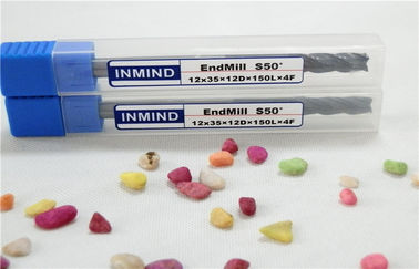 Mulini di estremità lunghi della flauto di Mirco dell'utensile per il taglio del carburo di CNC di rifinitura per acciaio inossidabile