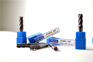 Alta precisione HRC50 che macina l'utensile per il taglio standard quadrato del tungsteno del mulino di estremità di quattro flauto