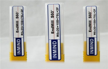 Mulino di estremità del naso della palla di CNC di 2 flauto con il carburo solido Rod per acciaio/acciaio inossidabile