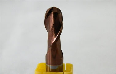 Mulino di estremità del naso della palla di CNC di 2 flauto con il carburo solido Rod per acciaio/acciaio inossidabile