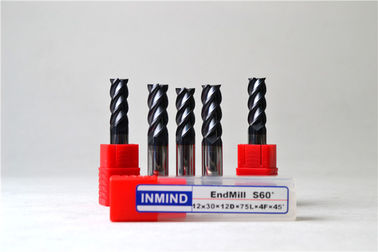 Utensili per il taglio ad alta velocità del rivestimento di TiAlN della taglierina dei mulini di estremità del carburo di CNC