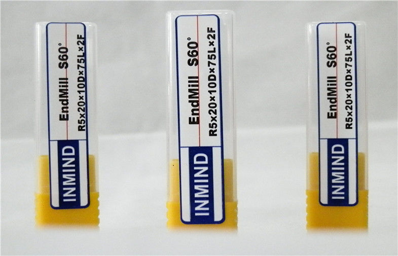 Mulino di estremità del naso della palla di CNC di 2 flauto con il carburo solido Rod per acciaio/acciaio inossidabile